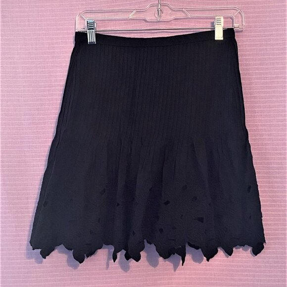 - NWOT J.Crew Mini lined Designer Black Skirt Mis-sized look at measurement - Picture 1 of 12